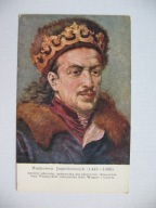 JAN MATEJKO KRÓL KAZIMIERZ JAGIELLOŃCZYK przedwojenna POCZTÓWKA