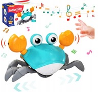 PEŁZAJĄCY KRAB ZABAWKA INTERAKTYWNA CHODZĄCY UCIEKAJĄCY NA BATERIE