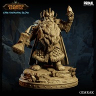Dwarf King Gimrak - CoE - figurka RPG DnD D&D - druk 3D 14K