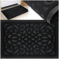 WYCIERACZKA POD DRZWI ZEWNĘTRZNA 40X60 GUMOWA WEJŚCIOWA MATA CZARNA DUŻĄ 3D