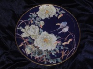 Talerz kolekcjonerski Wedgwood dekoracyjny obraz porcelanowy Bradex Kwiaty