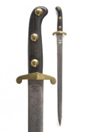 Szwajcarska Armia - broń boczna / puginał strzelców wyborowych M 1842/52