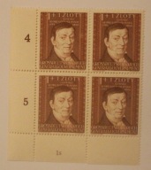 GG GENERALNA GUBERNIA - ZESTAW 4 ZNACZKÓW 1944 rok - CZWÓRKA, RZADKOŚĆ