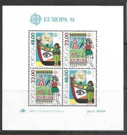 PORTUGALIA - Europa-folklor-strój rybaka 1981 ** Mi B-32 (3017)