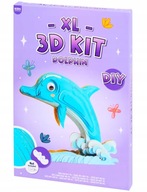 DUŻE XL PUZZLE 3D UKŁADANKA PRZESTRZENNA Zrób to Sam DELFIN