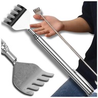 Drapaczka srebrna masażer do pleców metalowa na prezent drapak teleskopowa