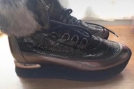 zimowe obuwie Hogl futerko z królika