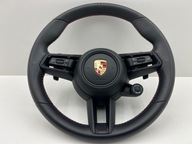 KIEROWNICA + AIRBAG PORSCHE CARRERA 911 992 GTS CAYENNE MACAN SKÓRA GRZANA