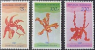 Indonezja 1980 Znaczki 994-6 ** kwiaty orchidee orchidea