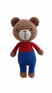 Miś szydełko maskotka pluszak zabawka handmade amigurumi ręcznie robiony