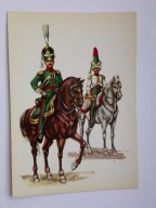 Jazda Księstwa Warszawskiego Oficer i trębacz 4 pułku strzelców konnych