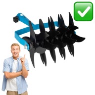 SPULCHNIACZ GLEBY KULTYWATOR DO ZIEMI OGRODOWY METALOWY 18cm STREND PRO