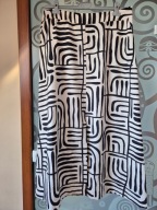 SOLAR BIAŁO - CZARNA SPÓDNICA r. 42