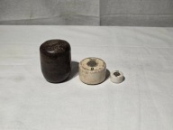 Stare odważniki porcelanowe zestaw 20-500g