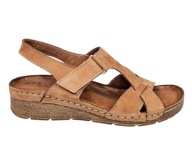 STELLA sandały damskie skórzane 908 płaski obcas rozmiar 40