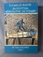 An Egyptian Hieroglyphic Dictionary, Vol. 1 by Budge, E. A. Wallis 1978