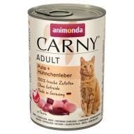 Animonda Carny Adult 400g Mokra Karma Dla Kota Indyk z Wątróbką Kurczaka