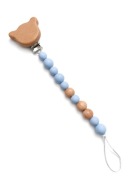 Zawieszka Do Smoczka Baby Shower Drewno Silikon Dla Dziecka