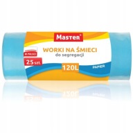 Worki na śmieci do papieru Master 120L 25 szt.