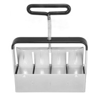 Ręczny Bloker Gleby 5 cm do Siewu i Sadzonek Stal Ocynkowana