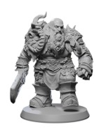 Barathur Dwarf Krasnoludzki Bohater RPG D&D Druk3D