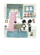 Pocztówka - Fiep Westendorp, Julek i Julka / dziecko w kołysce / OPIS !!!