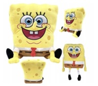 MASKOTKA PLUSZAK ZABAWKA SPONGEBOB KANCIASTOPORTY 28 CM TKANINA