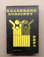Kalendarz rodzinny ścienny zdzierak 1985 PRL oryginał