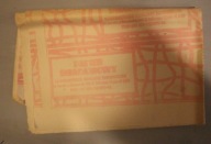 PAPIER ŚNIADANIOWY PRL - PACZKA 12 SZTUK - KOSTRZYŃSKIE ZAKŁADY PAPIERNICZE