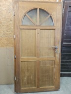 DRZWI Zewnętrzne Dębowe Drewniane Dąb Wejściowe 110x210cm