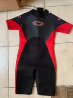 Pianka neoprenowa TWF turbo titanium UV protection 15 lat 3 mm 163cm Junior