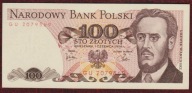 100 zł. 1979 r. ser. GU UNC b. rzadka seria - PIĘKNY !!!