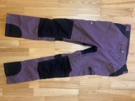 SPODNIE WORKWEAR 38/S/80-84 fiolet - czarny strecz