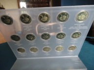 15 Złotych Latarników_Latarnie Polskiego Wybrzeża monety medale+Pleksi NOWE