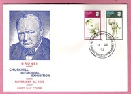 Brunei 1973, FDC polityka, historia, Winston Churchill