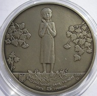 Ukraina 5 hrywien 2007 - Wielki Głód - stan menniczy
