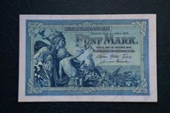 Banknot Niemcy 5 marek 1904 rok st 1- RZADKI !!!