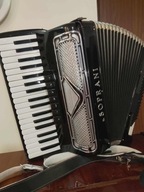 Akordeon soprani czarny 120 bas