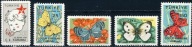 Turcja 1958 Znaczki Z242-6 ** dzieci motyle