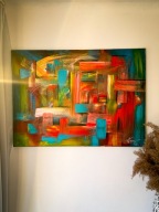 Wewnętrzny Krajobraz - aktyl 78x58