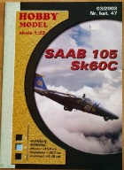 Hobby Model 47 SAAB 105 - oryginał offset