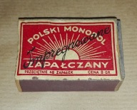 ORYGINALNE POLSKIE PRZEDWOJENNE ZAPAŁKI, PEŁNA PACZKA – IDEALNY STAN