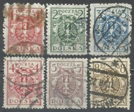 *PMW ROCZNIK 1920 Fi 114-19 kas. ORZEŁ NA TARCZY BAROKOWEJ