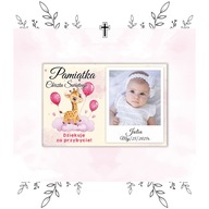 PREZENT NA CHRZEST ŚWIĘTY dla gości MAGNES PAMIĄTKOWY ZE ZDJĘCIEM upominek