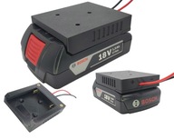 Adapter baterii akumulatora BOSCH 18V - wersja z otworami montażowymi