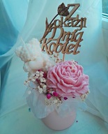 Flower Box Candle na Dzień Kobiet bukiet ze świeczkami sojowymi dla Kobiety