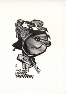 ANDRZEJ BORTOWSKI, EX LIBRIS JANUSZ DOMAŃSKI