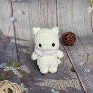 Kot - maskotka na szydełku handmade