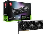 Karta MSI GeForce RTX 4070 SUPER 12GB GAMING X SLIM GDDR6X DLSS 3