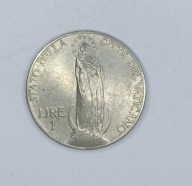 WATYKAN - 1 lira 1933-1934 - PIUS XI - JUBILEUSZ - ładna
